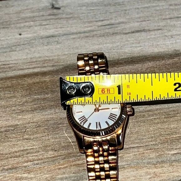 Michael Kors Lexington MK3230 Women Quartz Wristwatch New Battery Rose Gold Tone - Picture 4 of 6